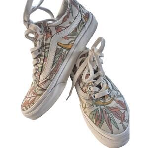 Vans Sneakers Womens 6.5 Old Skool Low California Floral Marsh Skate Shoes Laces